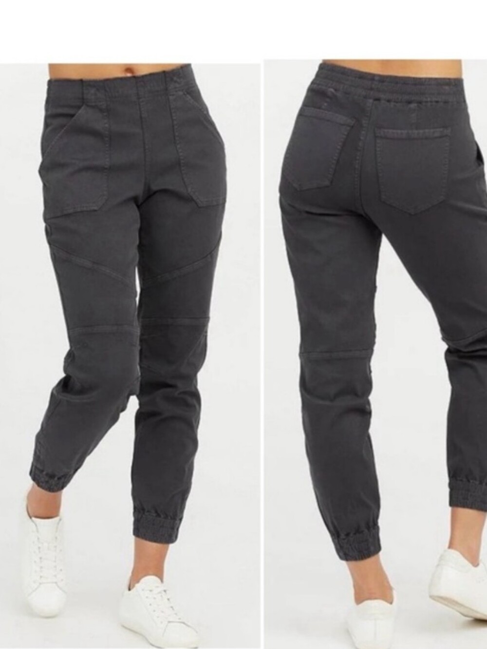 SPANX Washed Black Jogger Pants